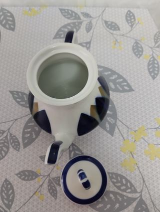 Tetera de porcelana Sargadelos