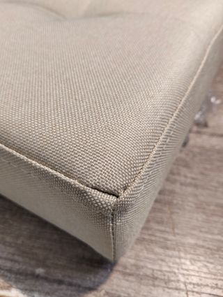 SONGMICS Puff Almacenaje, Baúl de Almacenaje Plegable, 32 x 40 cm, Taburete Reposapiés, Banco con Almacenamiento