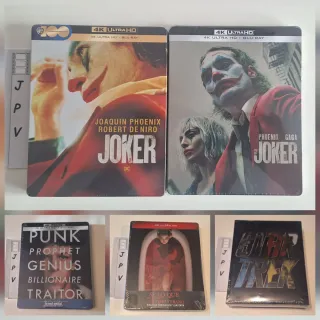 Lote 5 Steelbooks 4K UHD Bluray