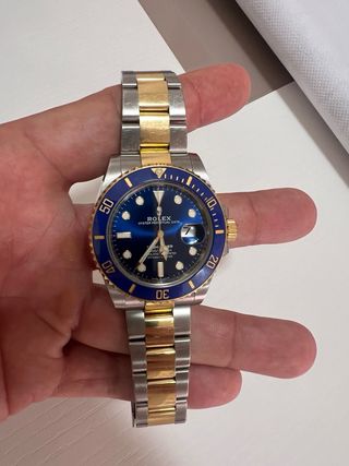 Rolex Submariner Acero y Oro Azul