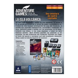 Juego Mesa Adventure Games: La Isla Volcánica