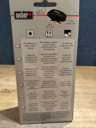 Weber Copertura Premium per barbecue serie Q100/1000, traspirante