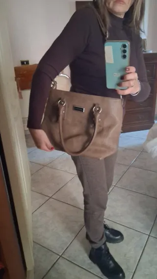 Borsa Jimmy Choo marrone