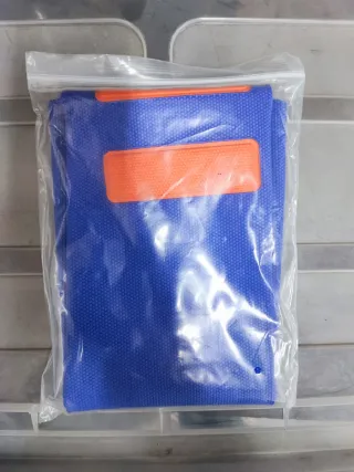 Funda asiento moto Enduro/Cross Azul/Naranja