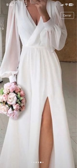 Vendo vestido de novia, talla 38/40