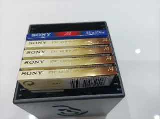 Pack 7 Minidiscs Sony Premium + Caja