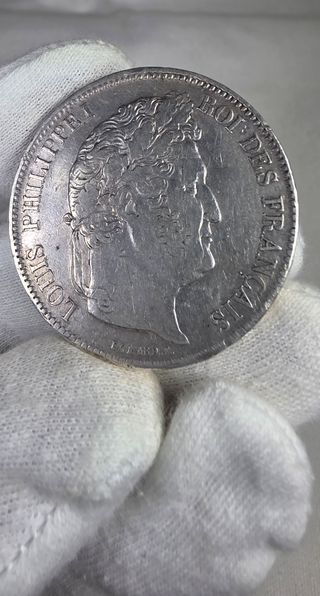 5 Francos Plata Luis Felipe I 1834