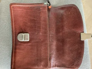 Borsello a mano uomo in vera pelle vintage - Italy