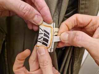 Impermeabile Zani Uomo Cotone Verde Oliva