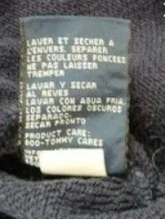 Sudadera Tommy Hilfiger Azul Marino Y2K Bordada