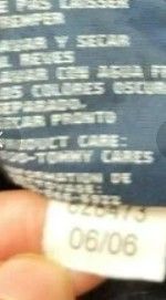 Sudadera Tommy Hilfiger Azul Marino Y2K Bordada