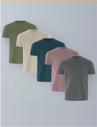 Lote 5 Camisetas Hombre Ajustadas Sin marca