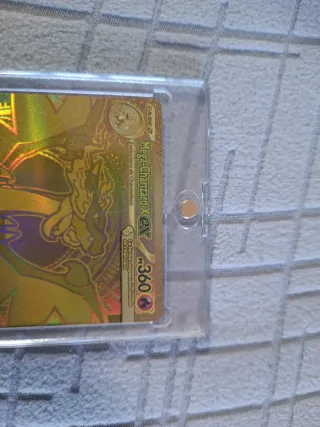 Mega Charizard X EX Dorado Carta Pokémon