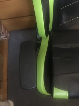 Silla Oficina NewSkill Negra y Verde