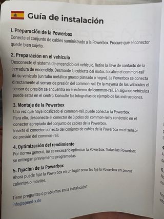 Kit Aumento Potencia SX Speed-X