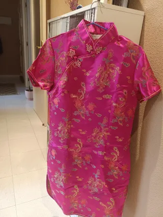Vestido Chino Tradicional Mujer