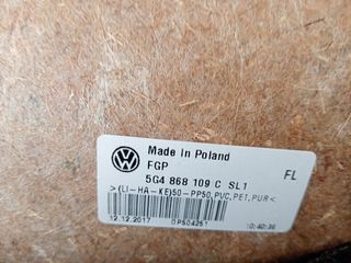 Guarnecido puerta volkswagen 97317 5g4868109c golf