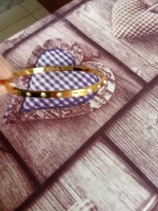 Pulsera Lotus Acero Inoxidable Dorada