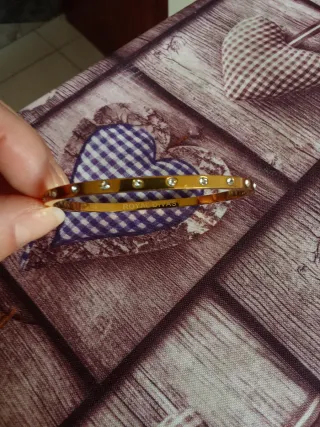 Pulsera Lotus Acero Inoxidable Dorada