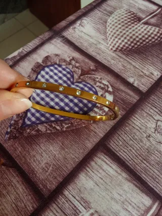 Pulsera Lotus Acero Inoxidable Dorada