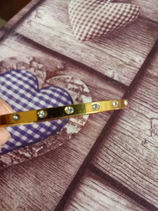 Pulsera Lotus Acero Inoxidable Dorada