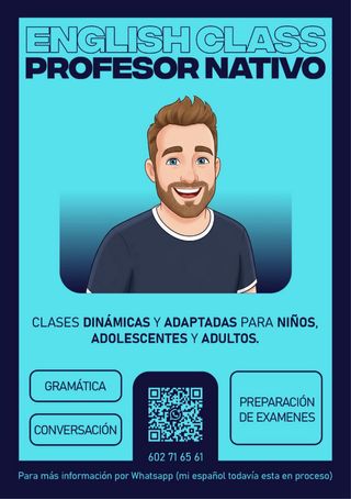 Clases de ingles profesor nativo