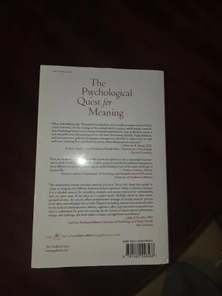 The Psychological Quest for Meaning