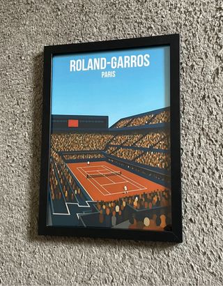 Set 4 Poster Tennis Slam 20x30 con Cornice