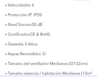 Ventilador de techo CREATE Negro