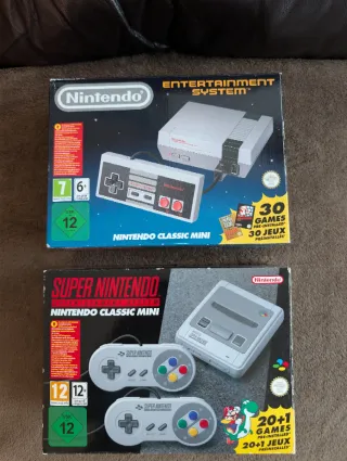 Nintendo Classic Mini y SNES Classic Mini