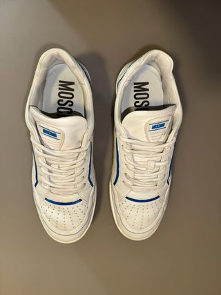 Sneakers Moschino Bianche e Rosa