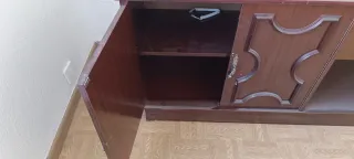 Mueble antiguo salón madera