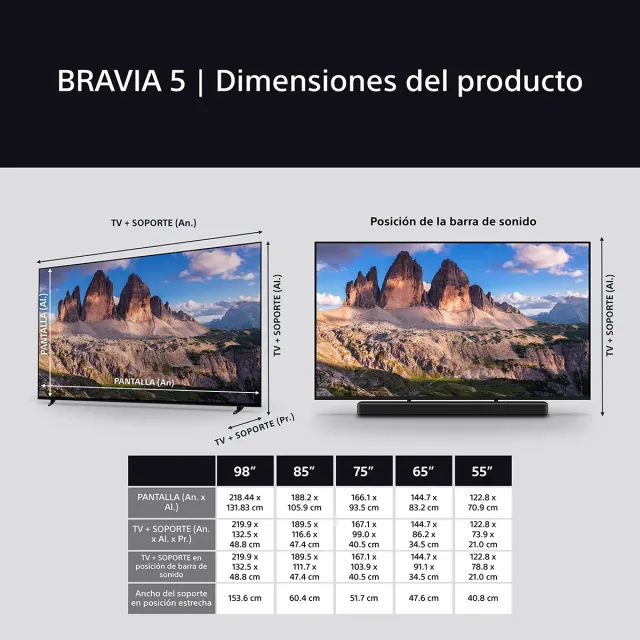 Mini LED 4K HDR Smart TV | 3 años Garantía Sony
