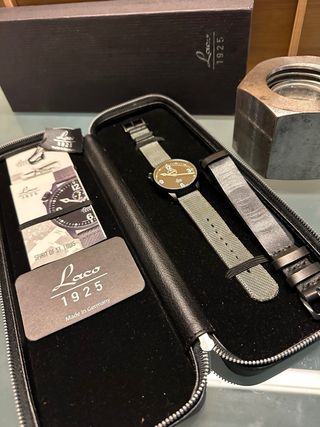 Reloj Laco Spirit of St. Louis Negro