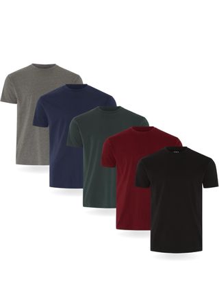 Lote 5 Camisetas Hombre Ajustadas sin marca