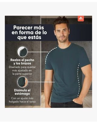 Lote 5 Camisetas Hombre Ajustadas sin marca