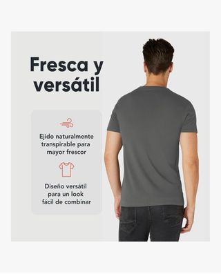 Lote 5 Camisetas Hombre Ajustadas sin marca