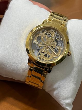 Reloj Guess Dorado Mujer Nuevo