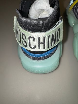 Sneakers Moschino Nero Giallo