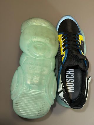 Sneakers Moschino Nero Giallo