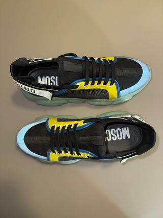 Sneakers Moschino Nero Giallo
