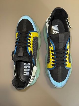 Sneakers Moschino Nero Giallo