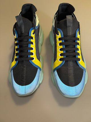 Sneakers Moschino Nero Giallo