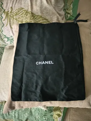 Borsa in tela Chanel nera