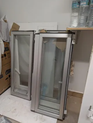 Ventanas aluminio blancas