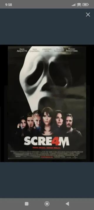 Póster de Película Scream 4