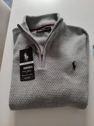 Jersey Polo Ralph Lauren gris