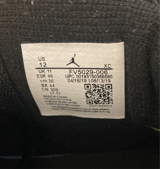 Nike Air Jordan 4 Talla 46
