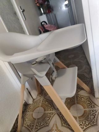 Trona plegable para viaje con bolsa