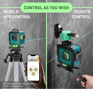 Nivel Láser Profesional 16 Líneas + Trípode